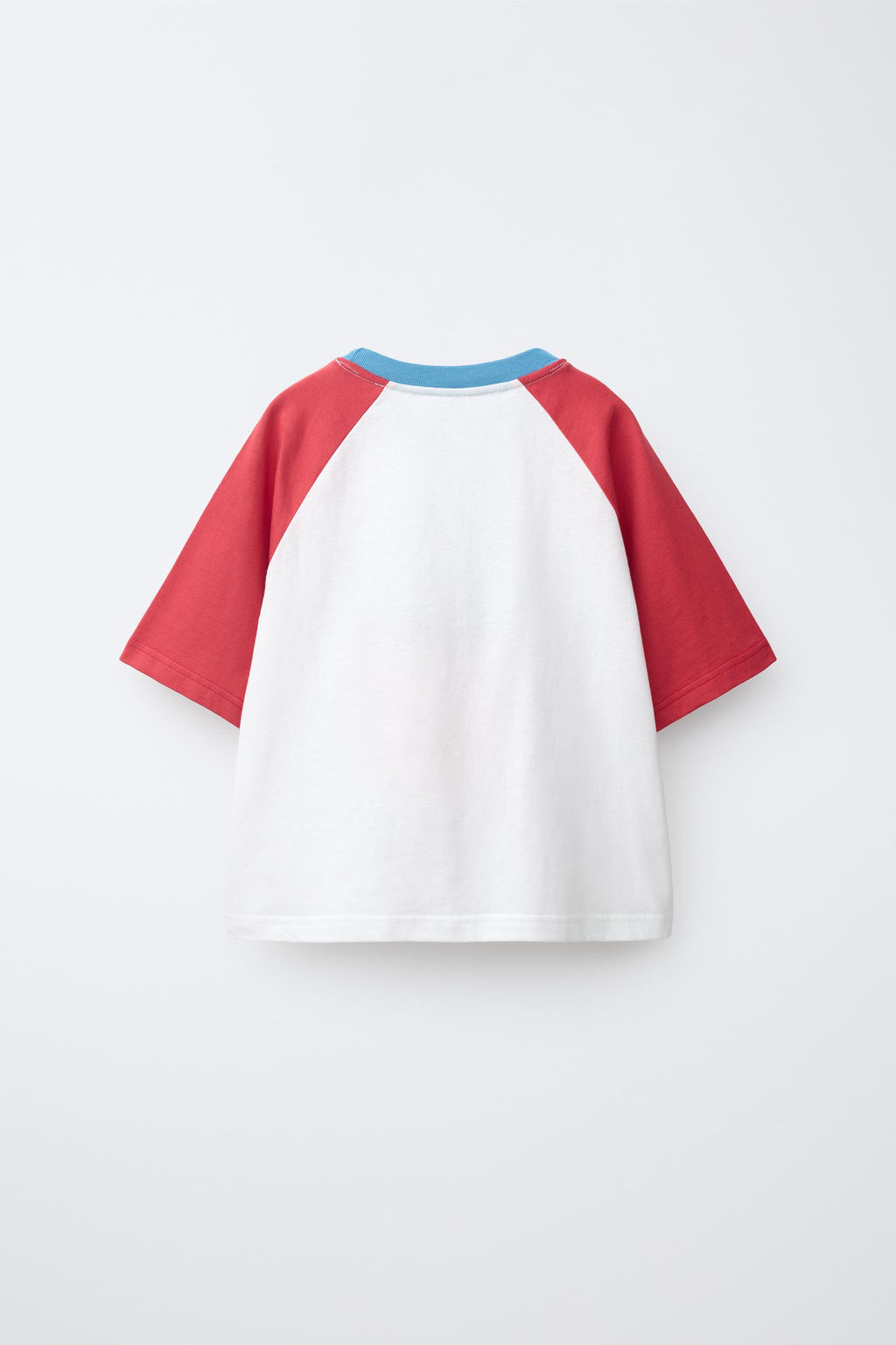CAMISETA MANGA RANGL?N ESTAMPADO / Rojo - Zara фото 2