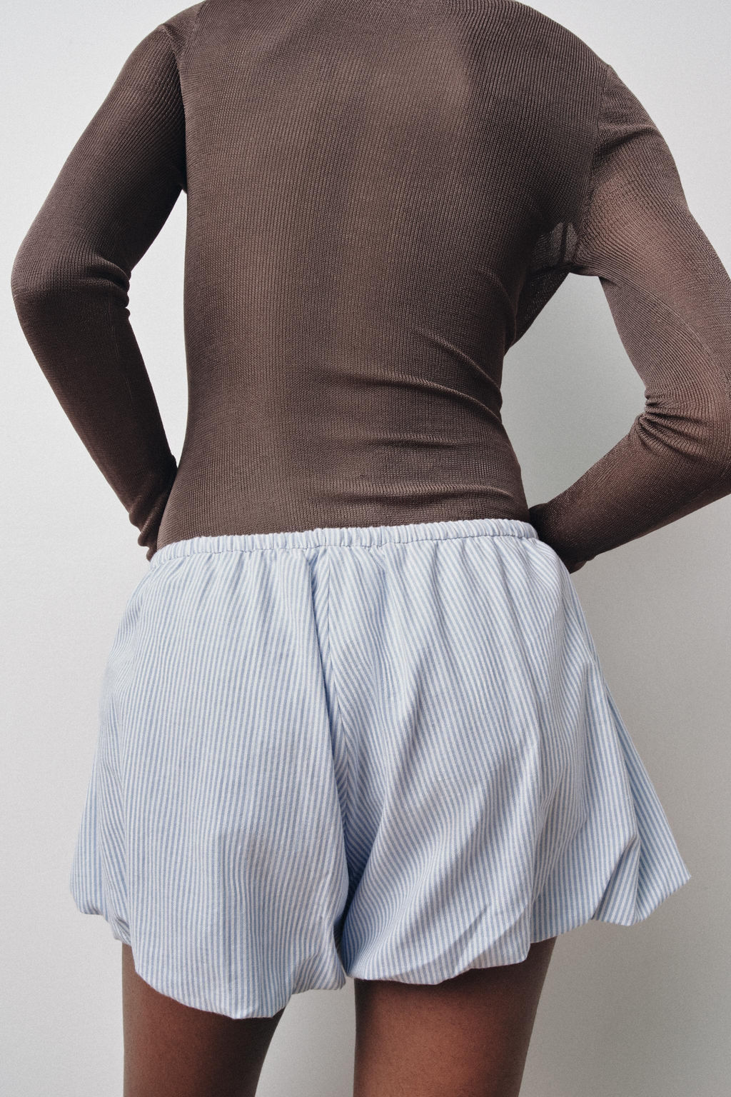 STRIPED CULOTTES SHORTS - Zara фото 2