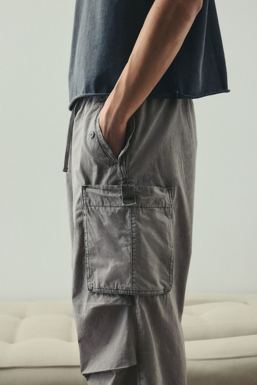 Pantal?n parachute Loose Fit - H&m фото 7