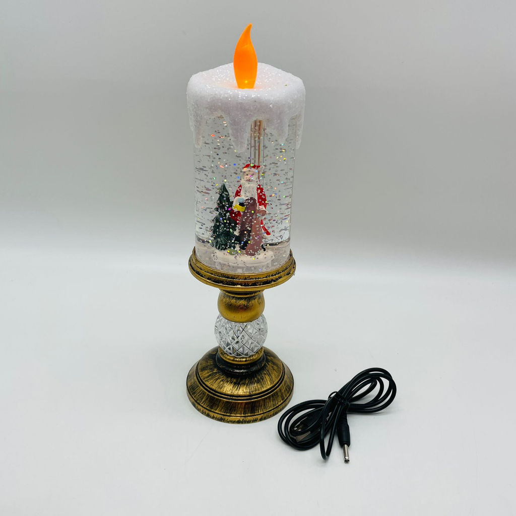 Новогодний декор Ночник - Свеча 26 см (арт. YY-03/04/05) в ассортименте - Ип лебедев о.ю фото 6