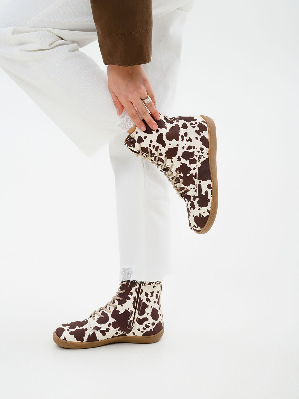 Босоногие ботинки 351.NATAbr.Шоколадные облака/Байка