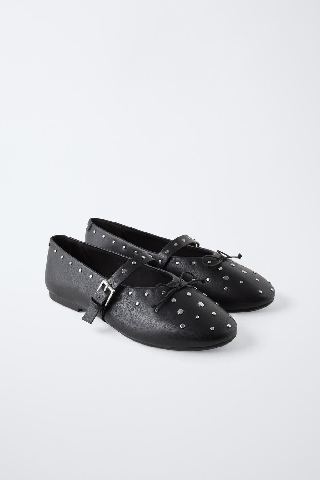 STUDDED BALLERINAS - Zara фото 2