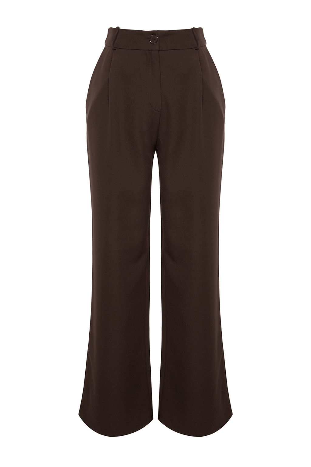 TRENDYOLMILLA Siyah Kemer Detayl? Wide Leg/Genis Paca Dokuma Pantolon TWOAW24PL00341  фото 30