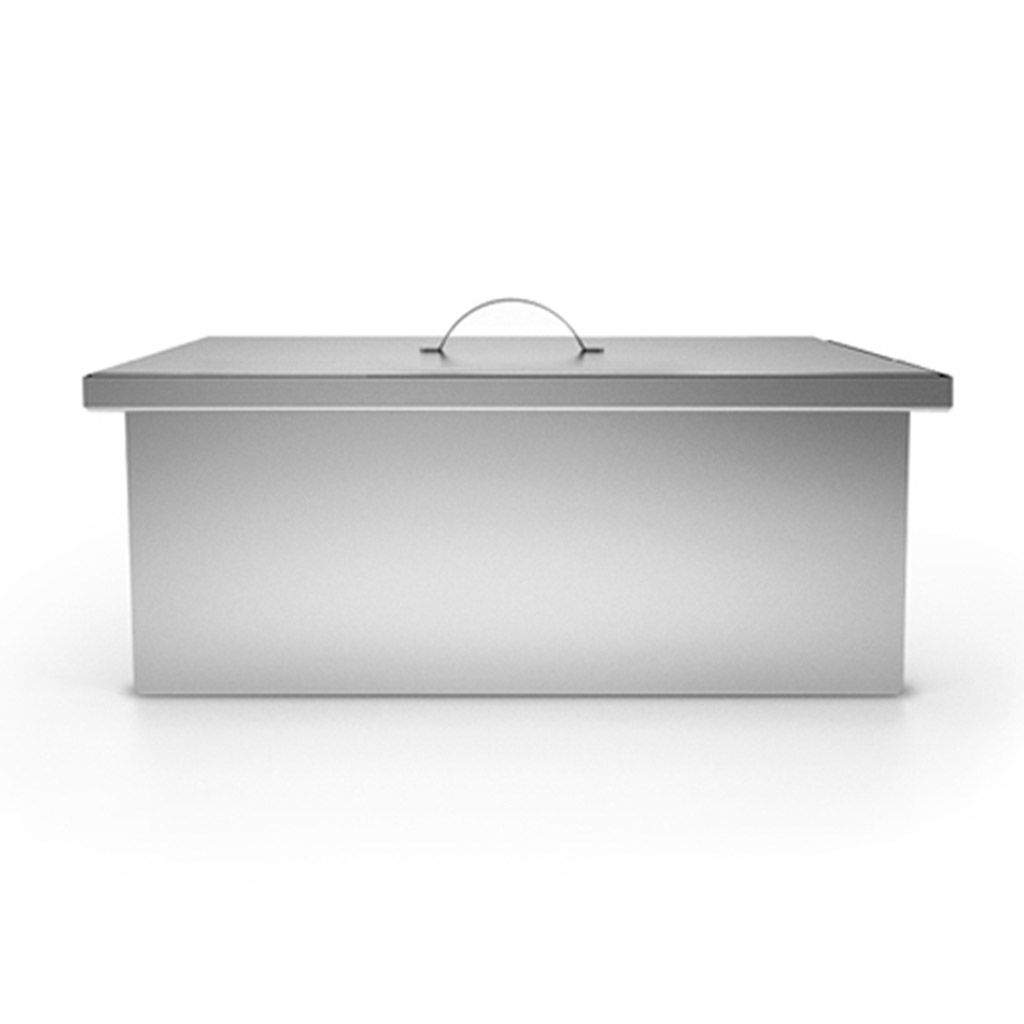 Коптильня Smoky Proof 48х28,5х22см, сталь s1,2мм, 2-х ярусная, с гидрозатвором, крышка, две решетки, поддон, Grillux (Россия) - Домашняя мода фото 3