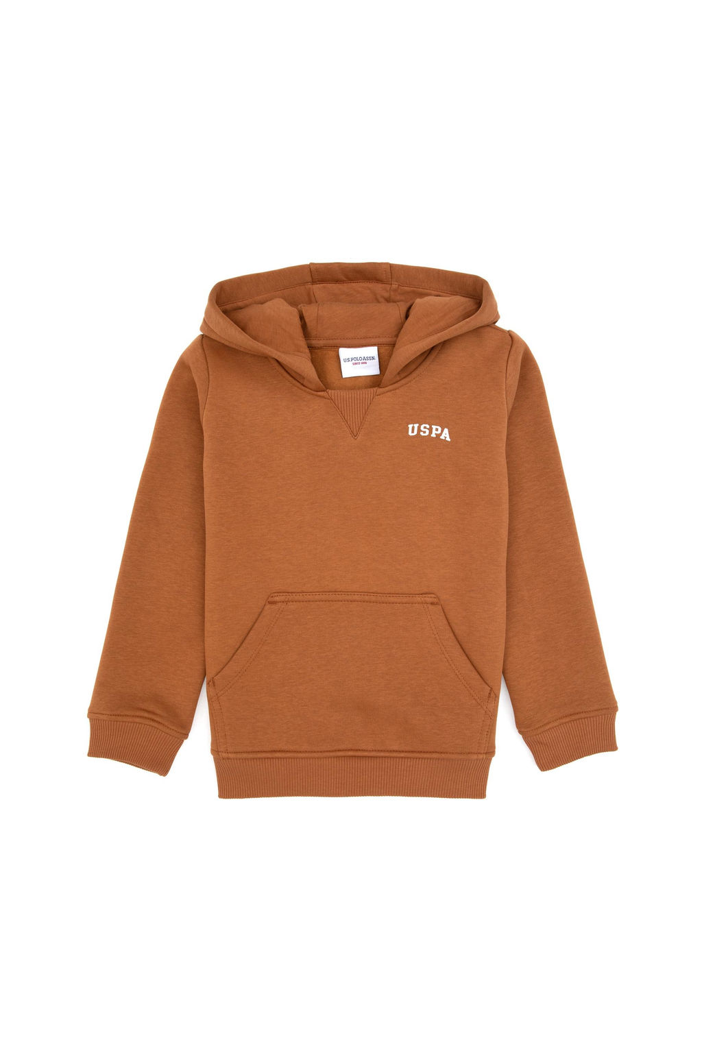 Erkek _ocuk Camel Kap__onlu Basic Sweatshirt