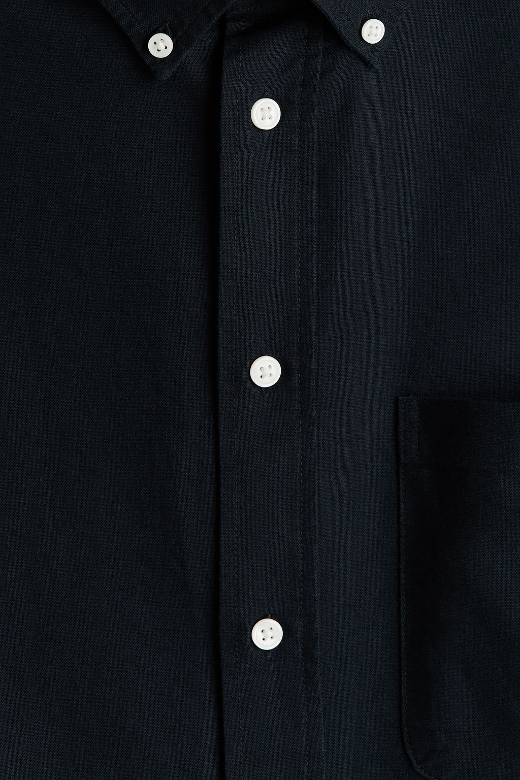 Camisa Oxford de manga corta Relaxed Fit - H&m фото 10