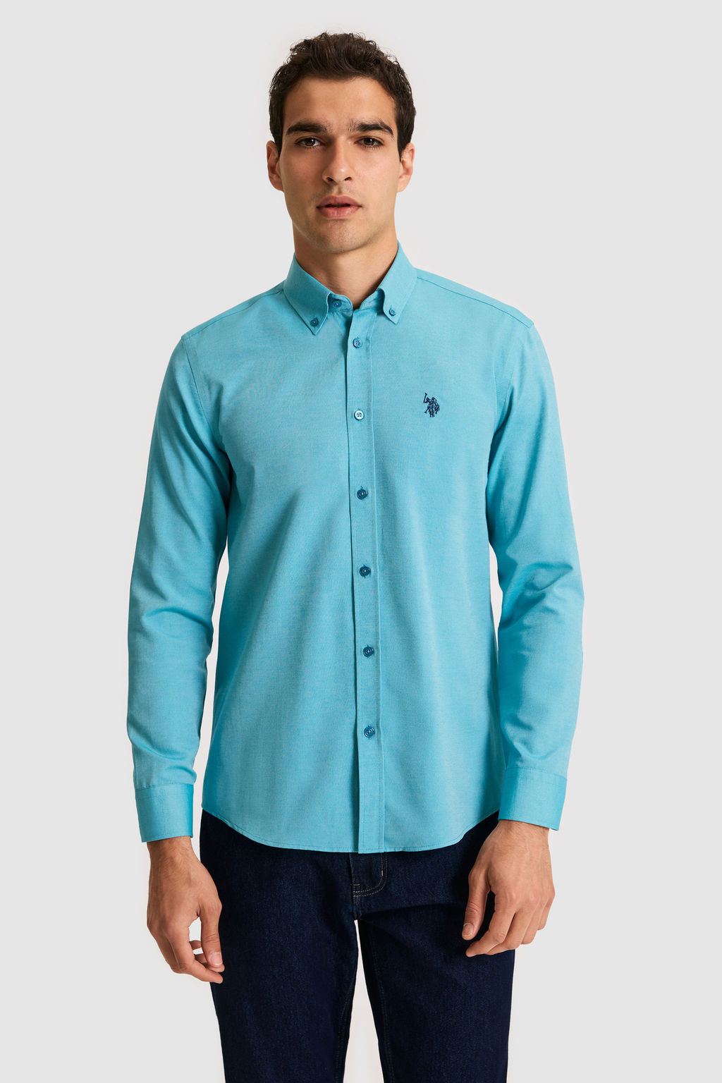 Erkek Petrol Uzun Kollu Basic G_mlek - U.s. polo assn фото 3