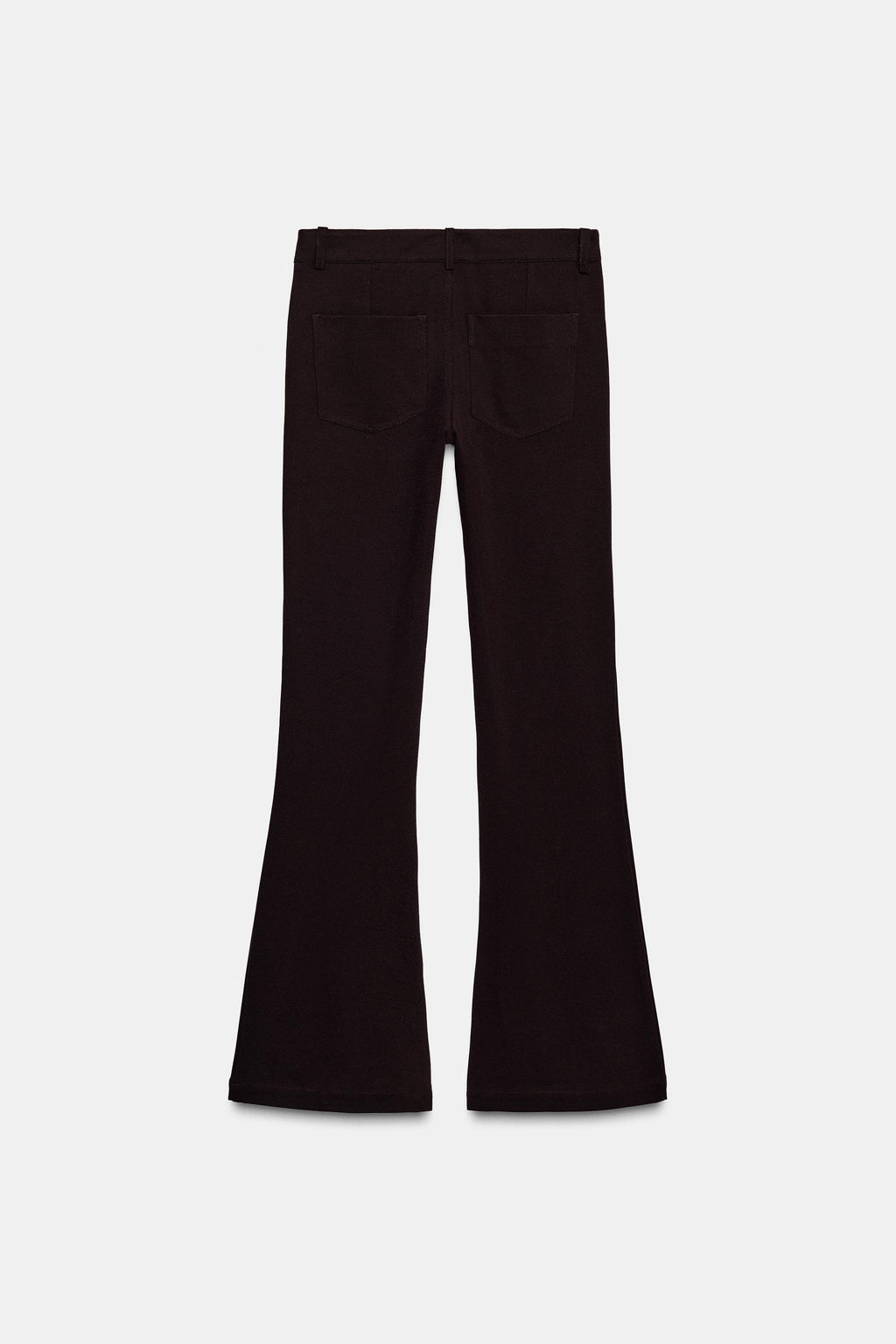 LOW-RISE FLARE TROUSERS - Zara фото 7