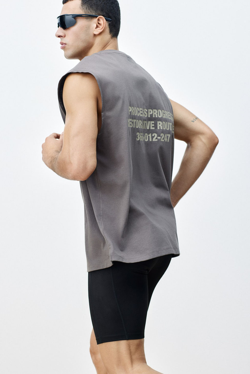 Mallas cortas de correr en DryMove - H&m фото 6