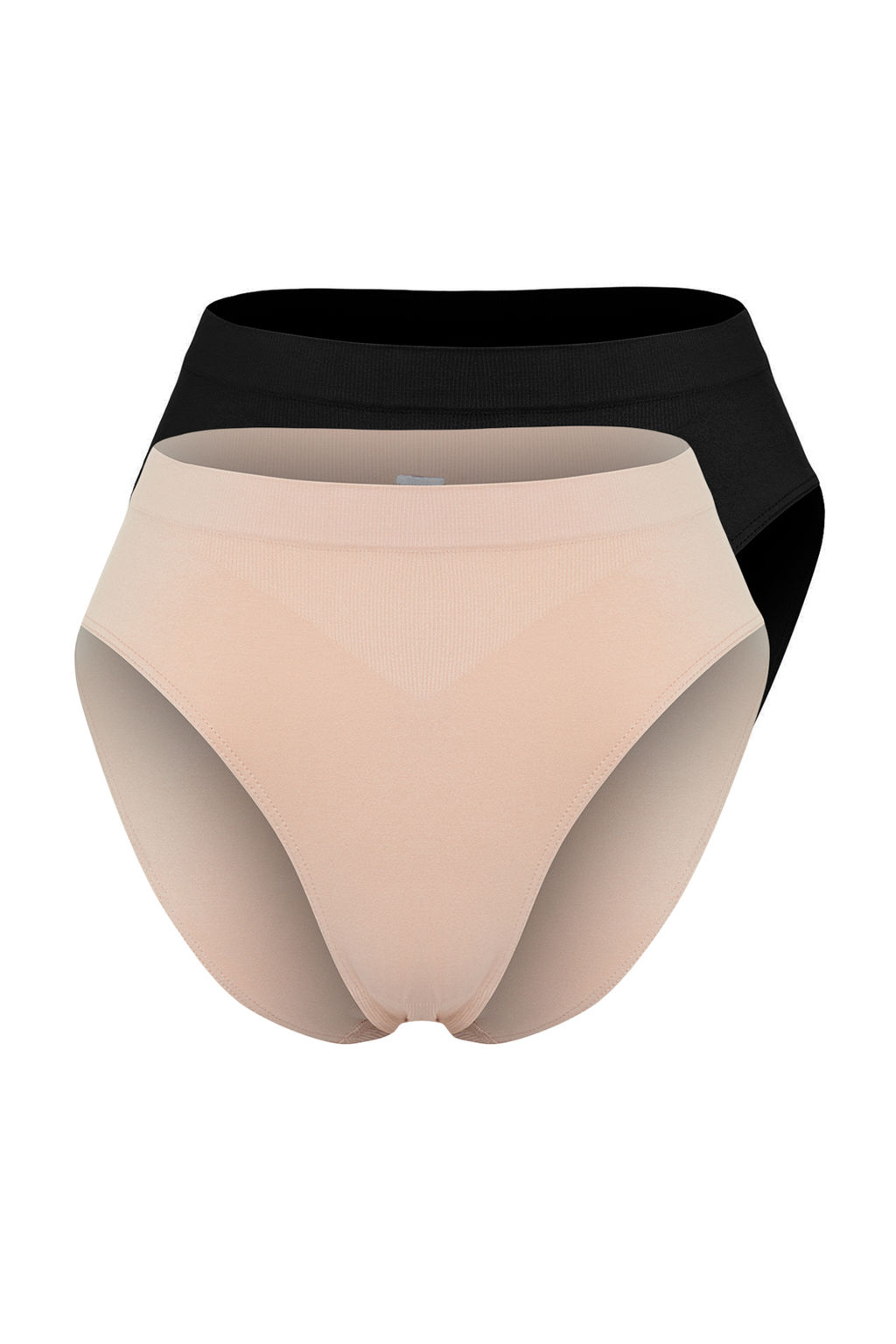 TRENDYOLMILLA Siyah 2li Paket Seamless/Dikissiz Hipster Orme Kulot THMAW22KU0013 фото 15