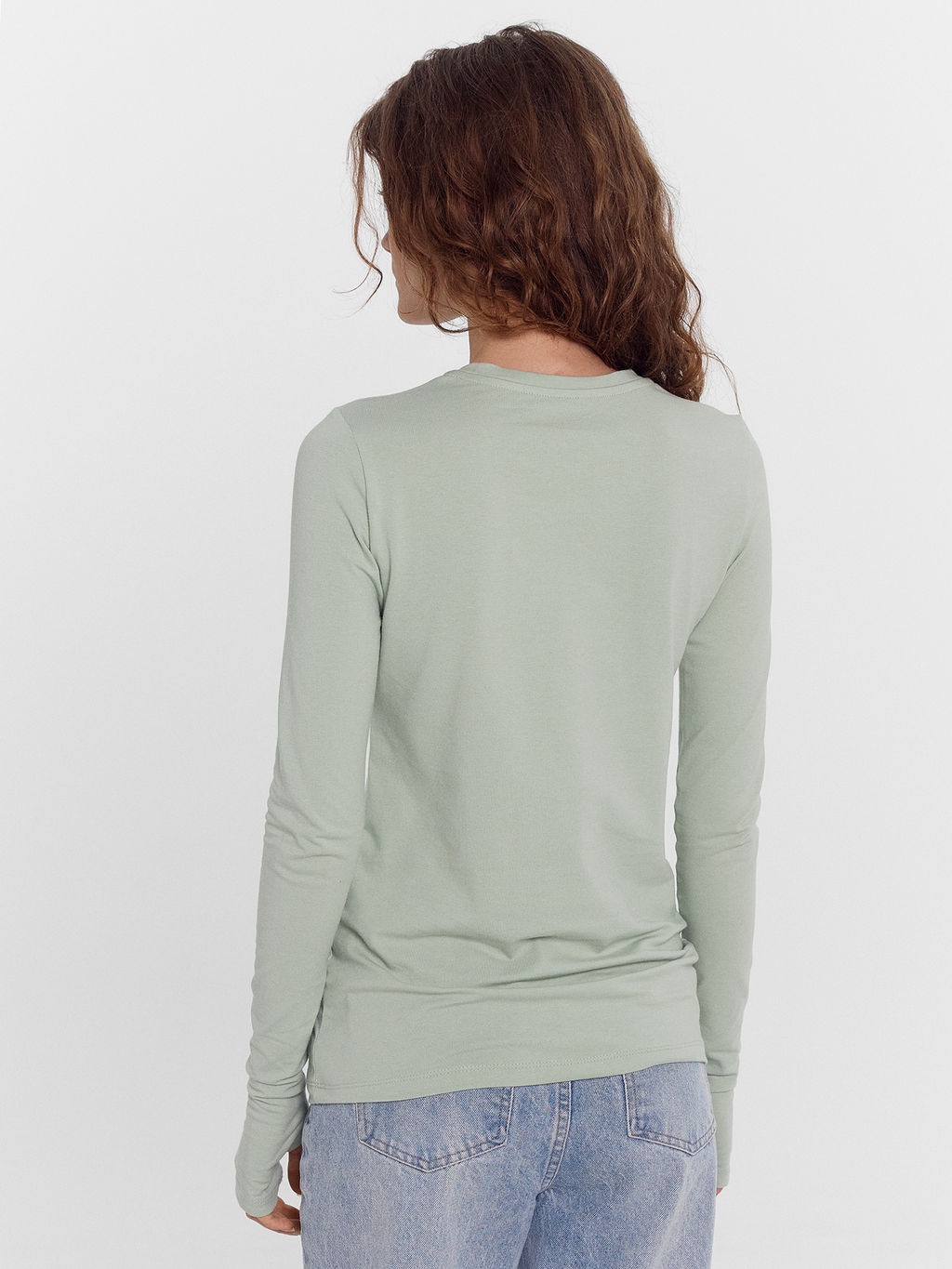 Джемпер женский в зеленом цвете