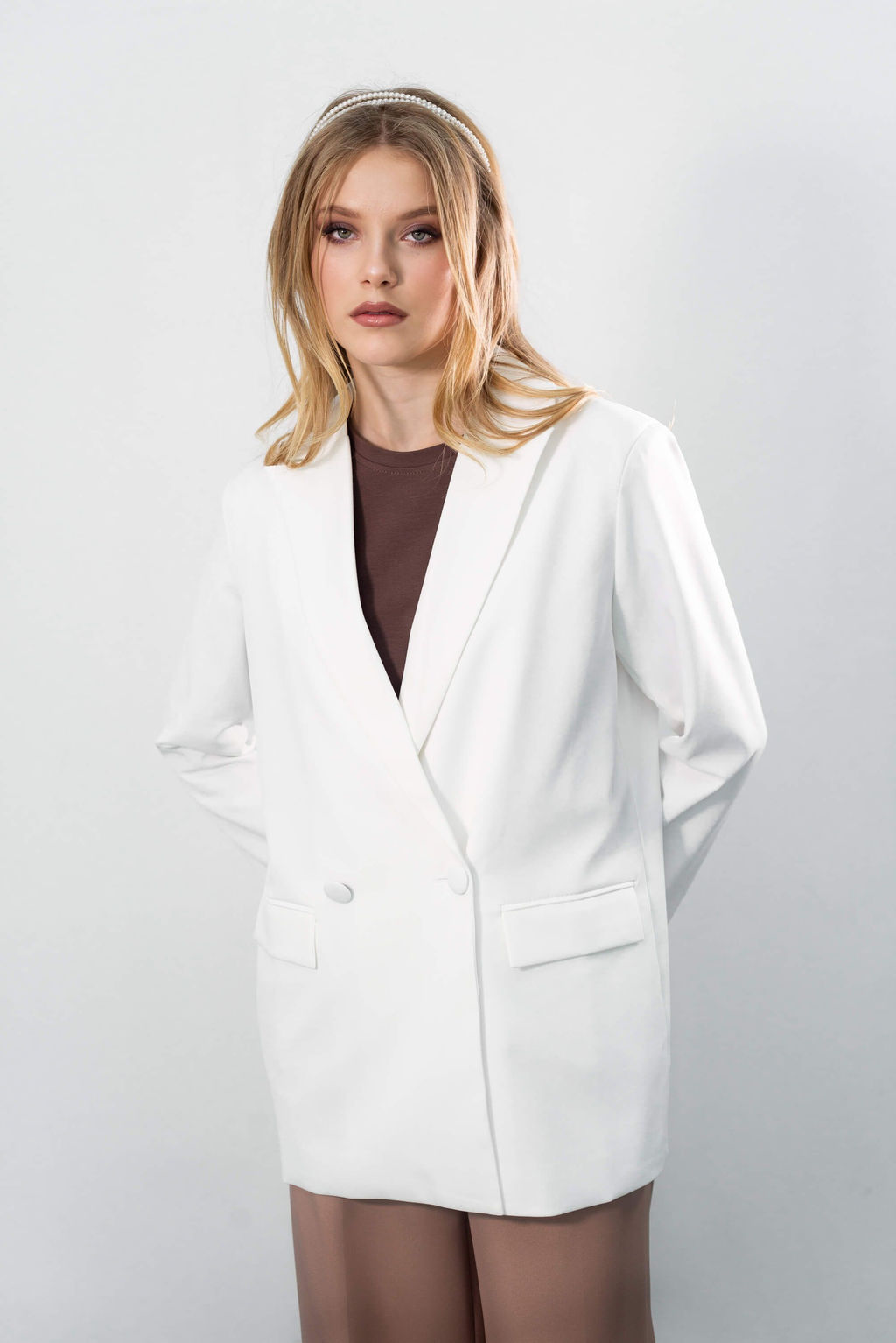 Жакет Аллиум (белый) - Nadi bordo фото 2