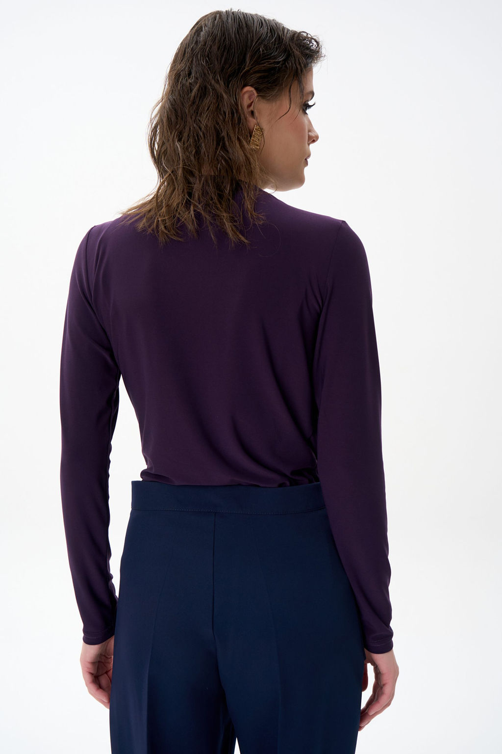 Лонгслив Нора (фиолетовый) - Эльза фото 15