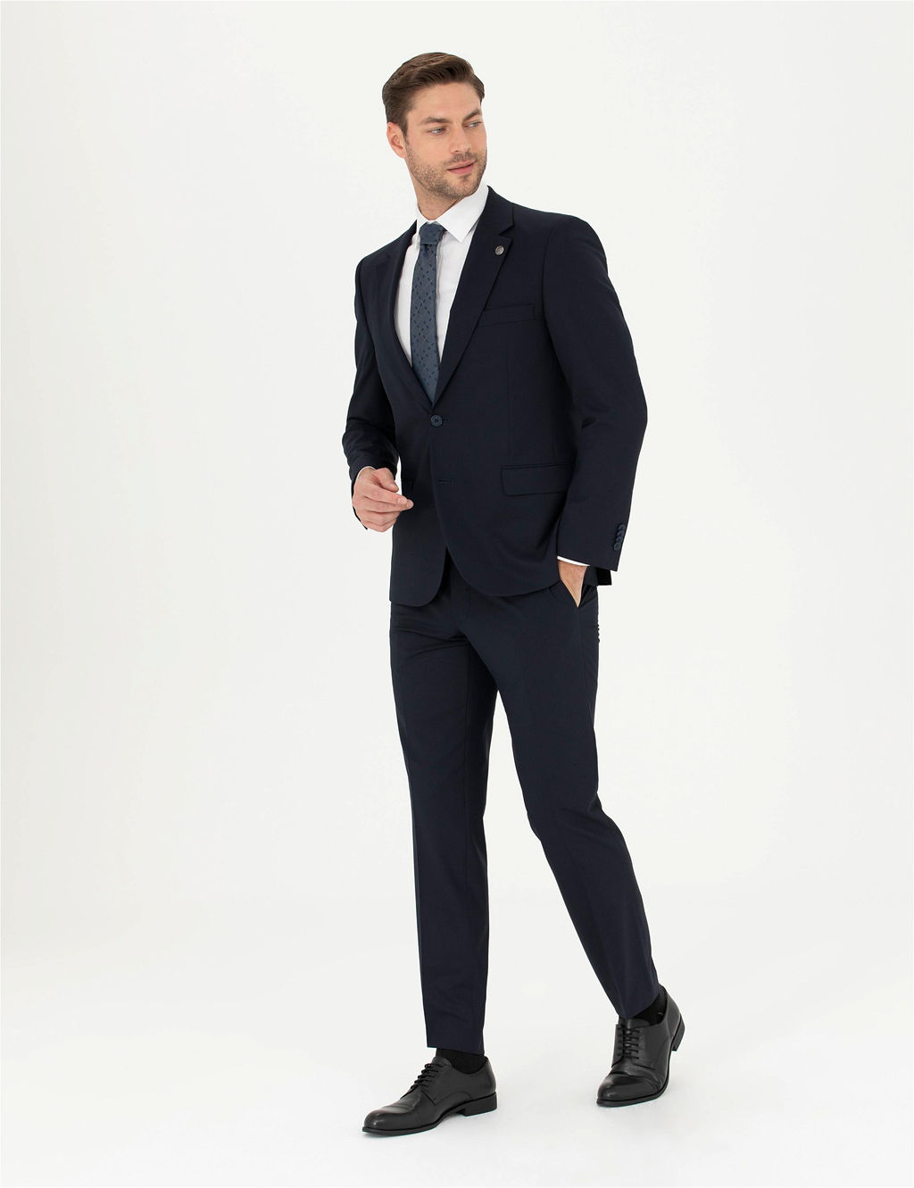 Lacivert Slim Fit Kuma_ Pantolon - Pierre cardin фото 3