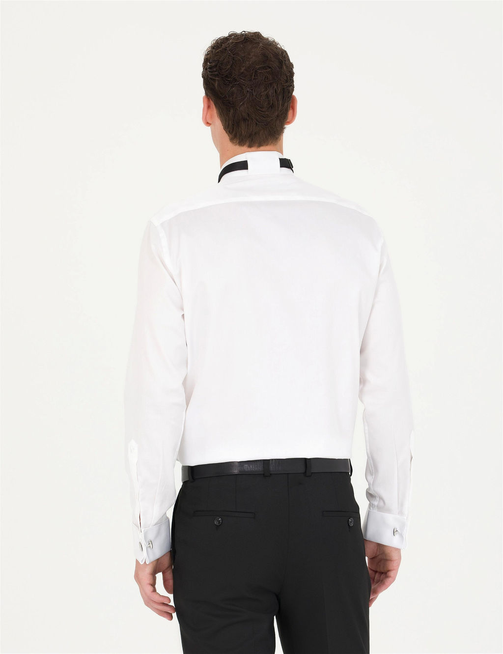 Beyaz Slim Fit Smokin G_mlek