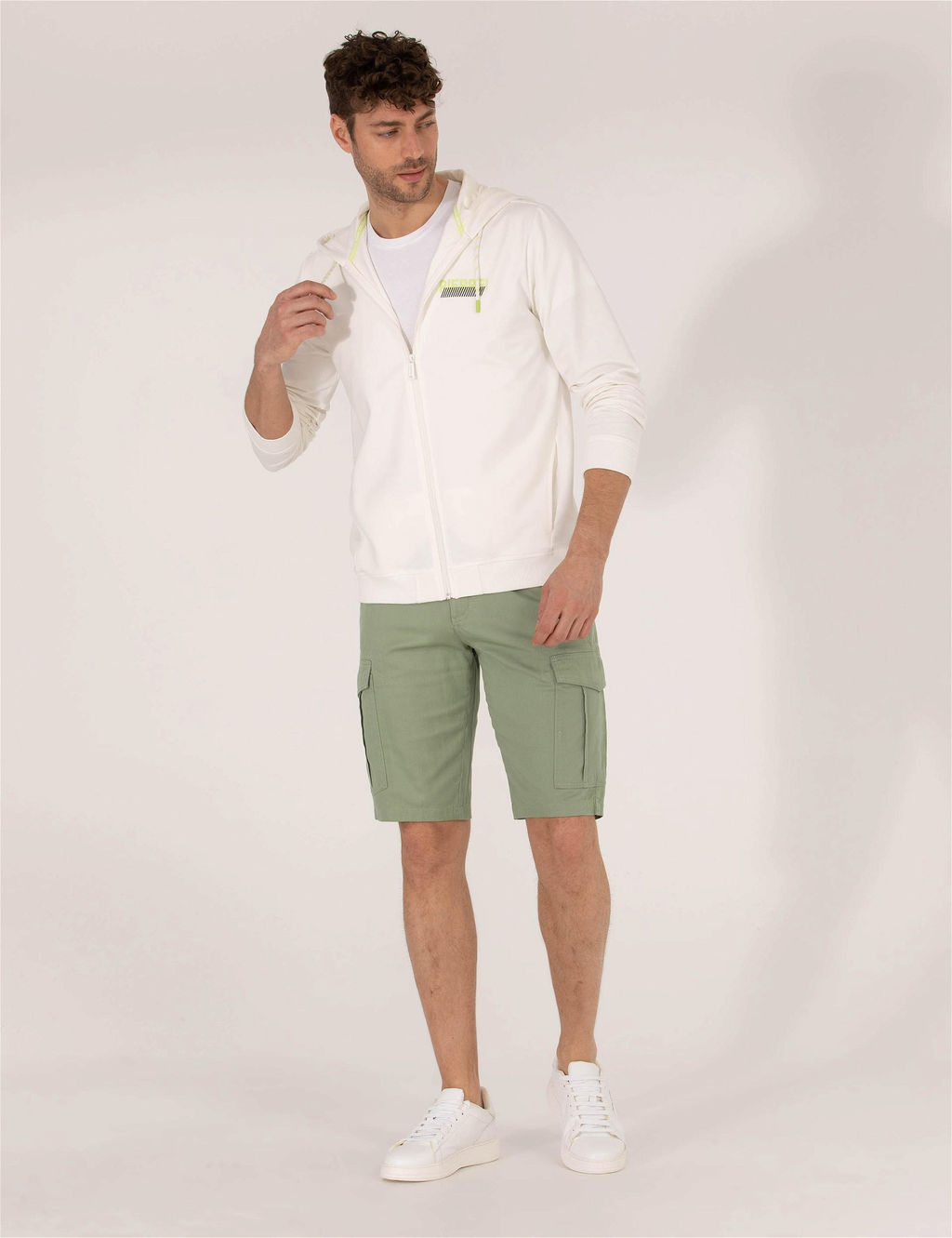 Haki Comfort Fit Kargo Cepli _ort