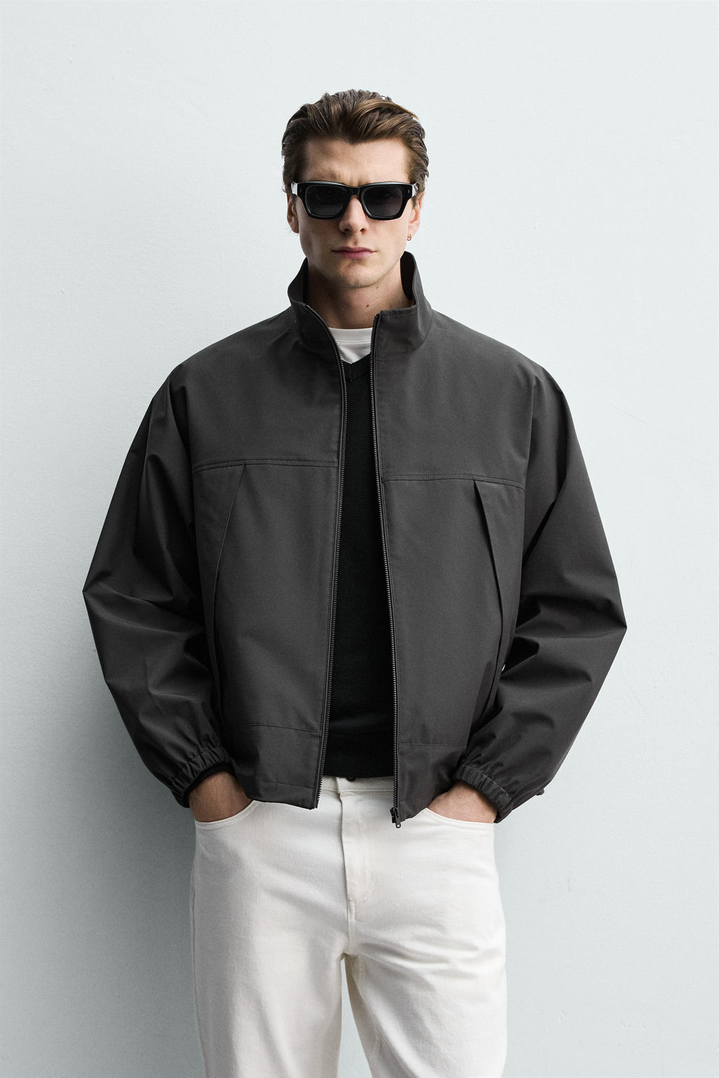 CAZADORA T?CNICA LIGERA WATER REPELLENT / Gris topo - Zara фото 2