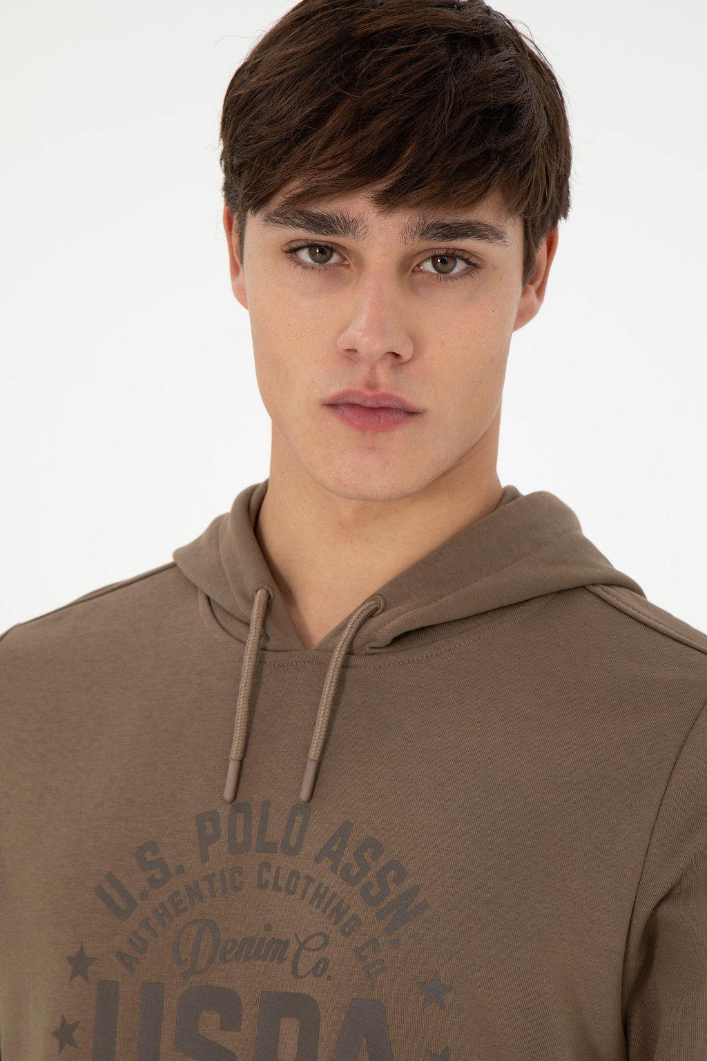 Мужской свитшот цвета хаки Неожиданная скидка в корзине - U.s. polo assn фото 2