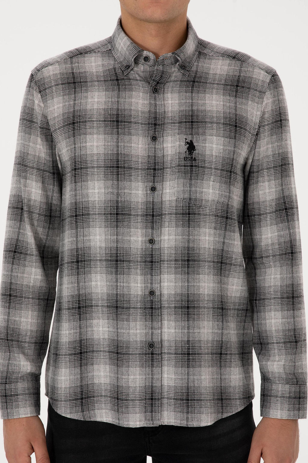 Erkek Siyah Uzun Kollu G_mlek - U.s. polo assn фото 6