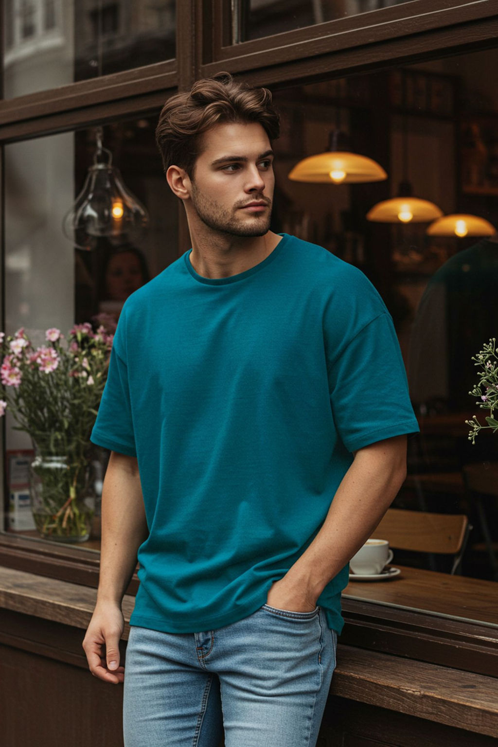 TRENDYOL MAN Siyah Oversize/Genis Kesim Basic %100 Pamuklu T-Shirt TMNSS22TS0318 - Trendyolmilla фото 156