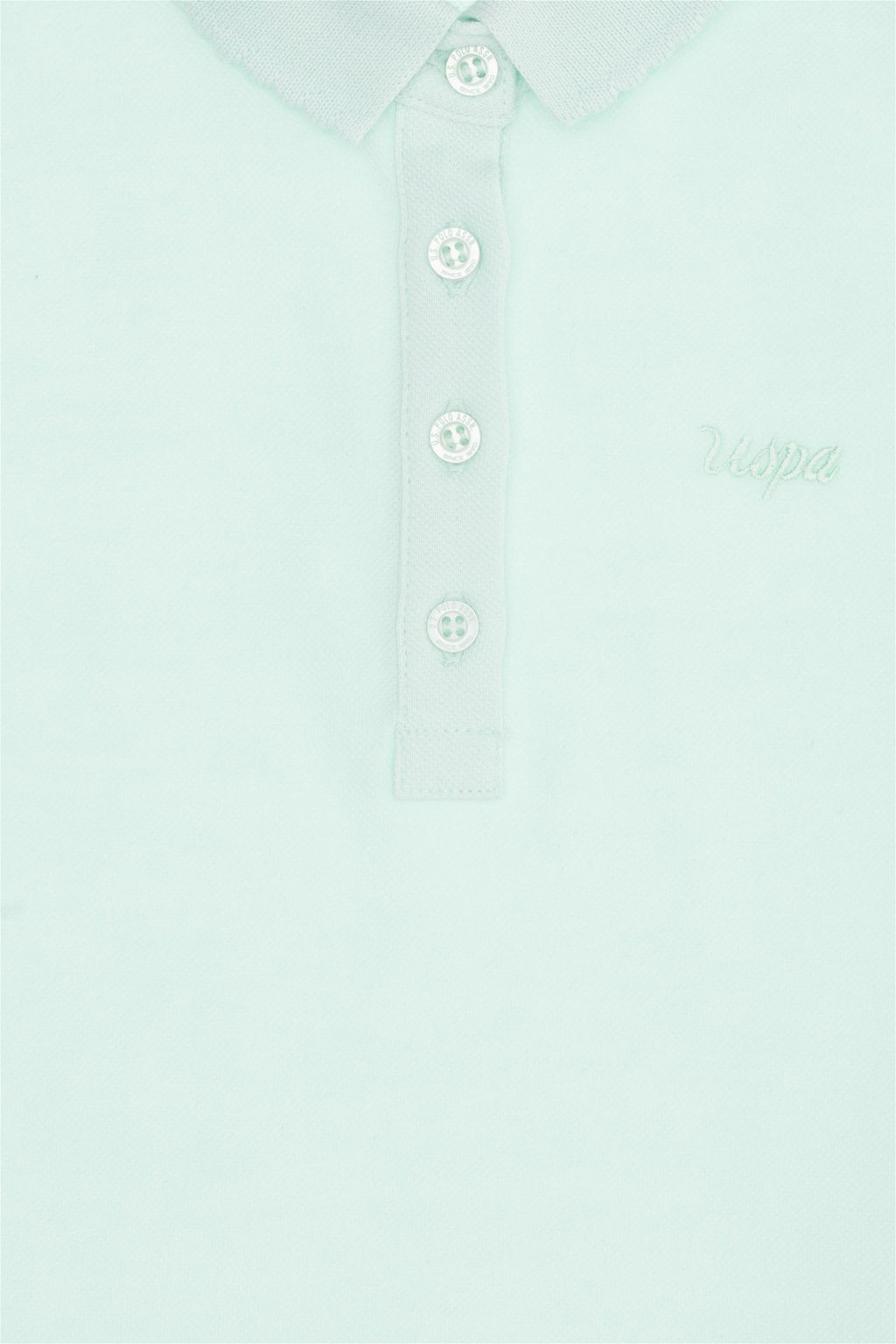 U. S. Polo Assn Базовая футболка цвета морской волны для девочек с воротником-поло - U.s. polo assn фото 10
