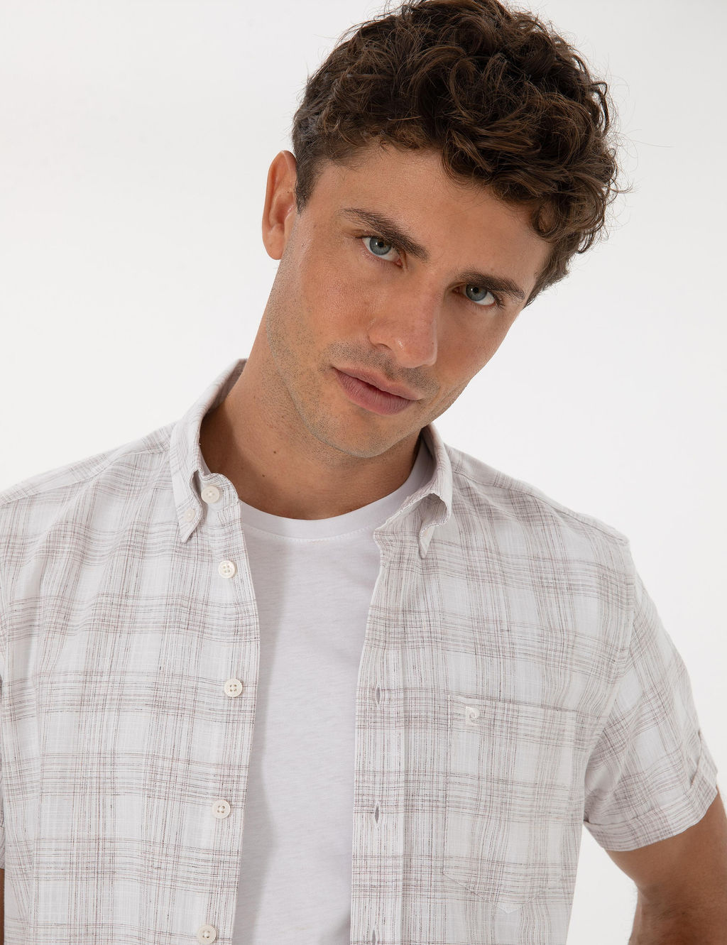 Kahverengi Regular Fit K_sa Kollu G_mlek - Pierre cardin фото 2