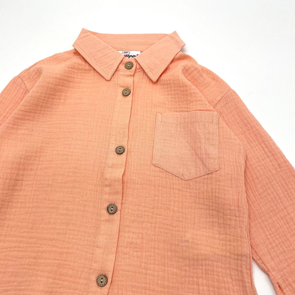 Детская рубашка из муслина GASTON, Белый - Caimano фото 32