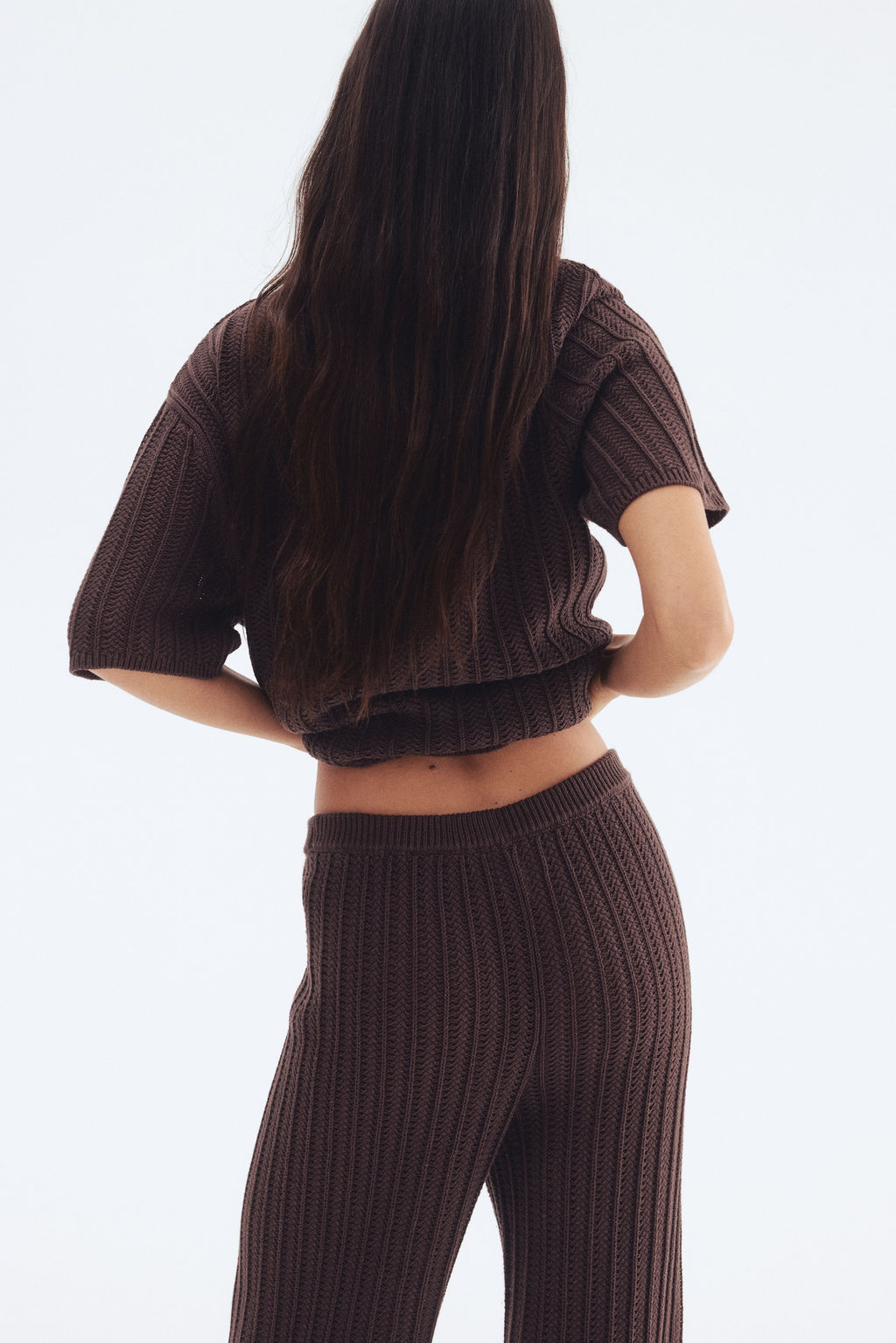 Pantal?n efecto crochet - H&m фото 3
