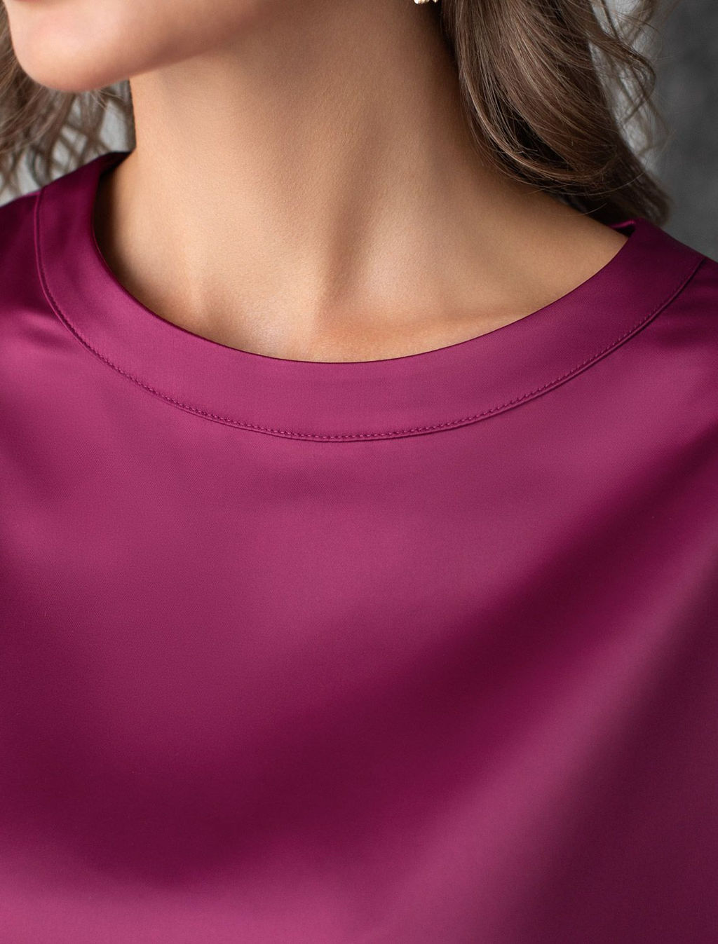 D29.279 Блузка женская бургунди