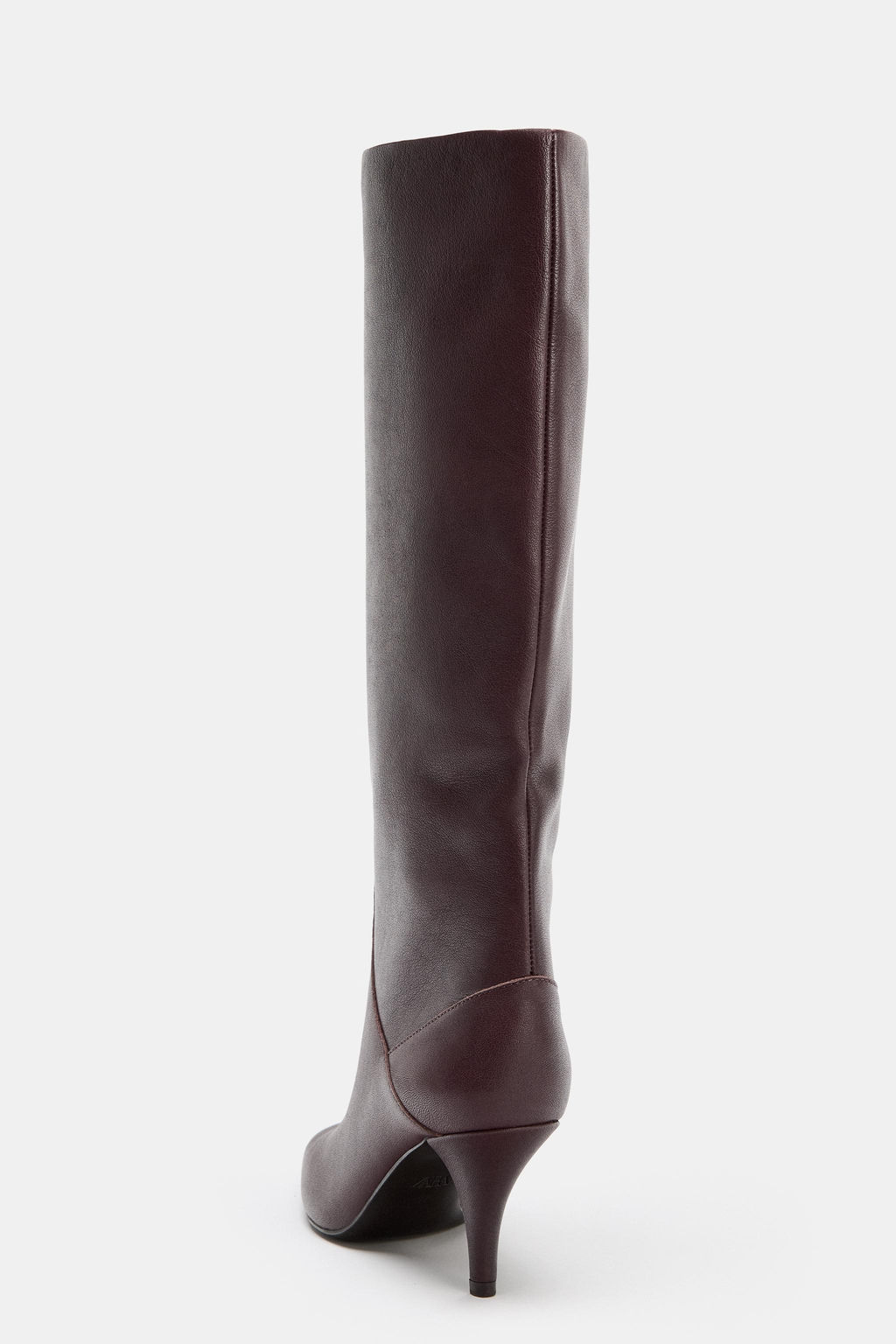 LEATHER HEELED BOOTS - Zara фото 5