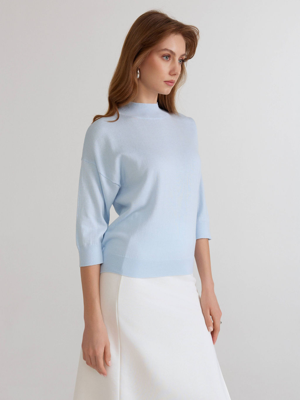 CONTE LDK2453 Джемпер женский light blue - Conte elegant фото 4