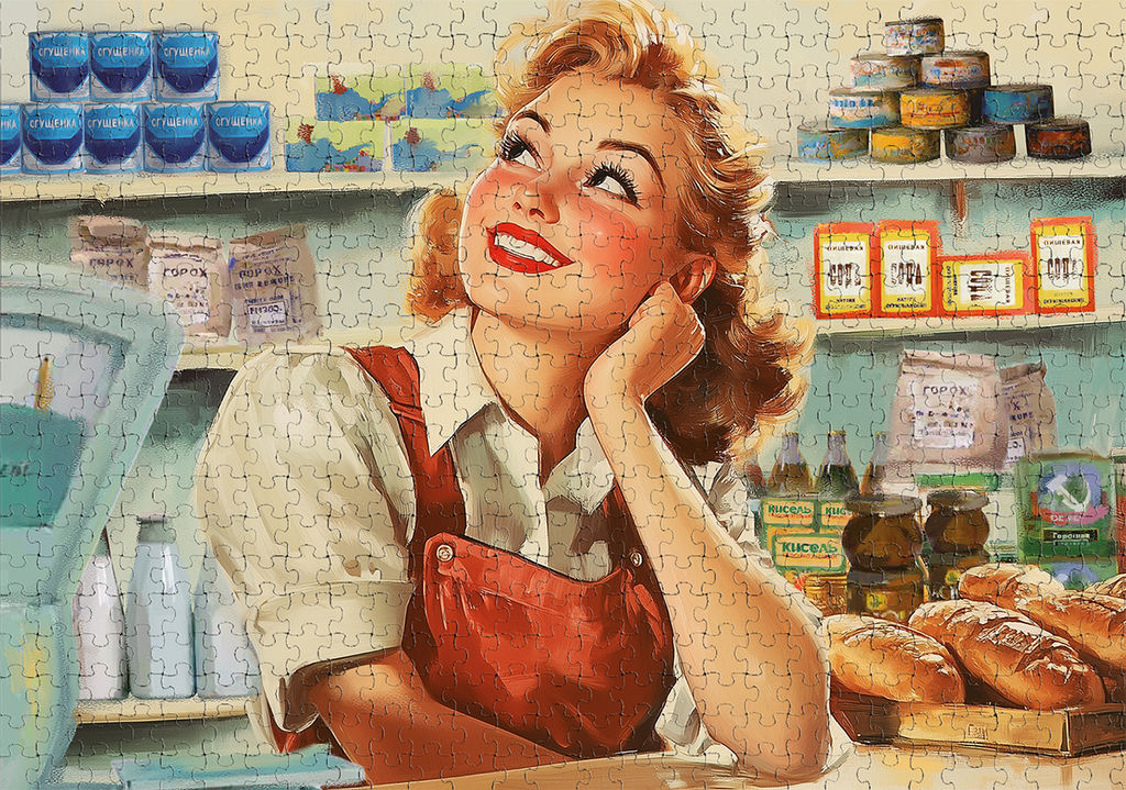 ФРЕЯ Пазл 1000 элемент. PZL-1000/80 Советский универмаг