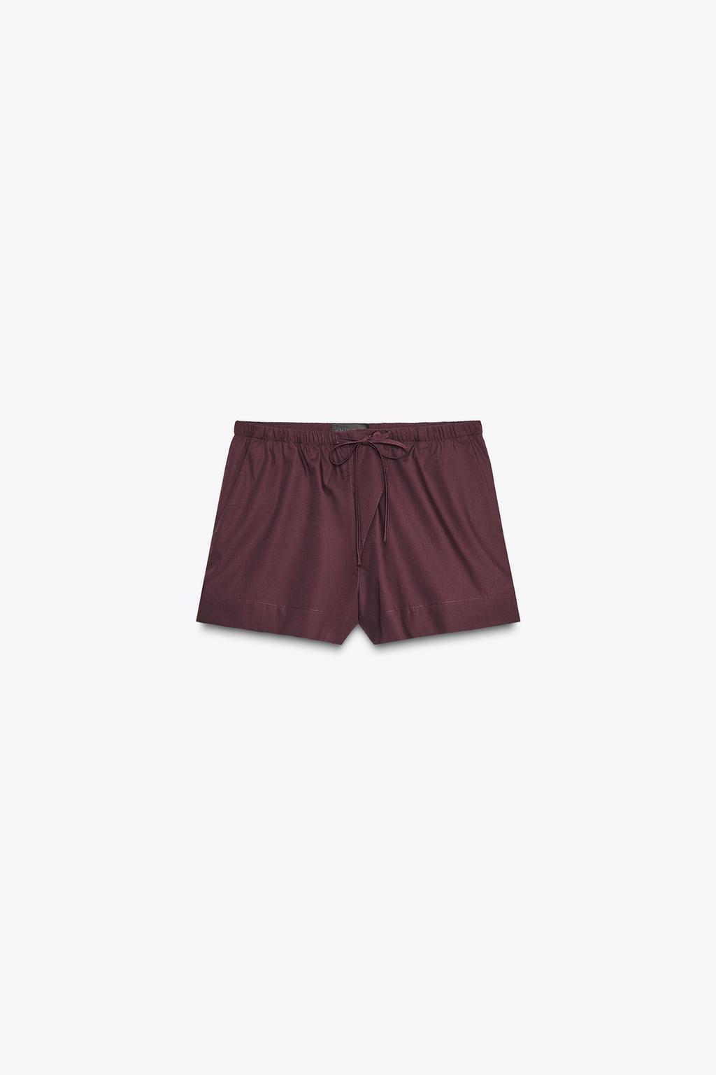 POPLIN MINI SHORTS - Zara фото 4