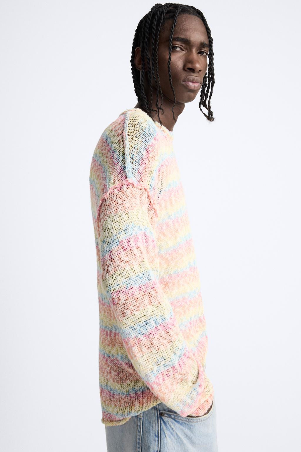 INSIDE OUT-EFFECT TEXTURED SWEATER - Zara фото 4