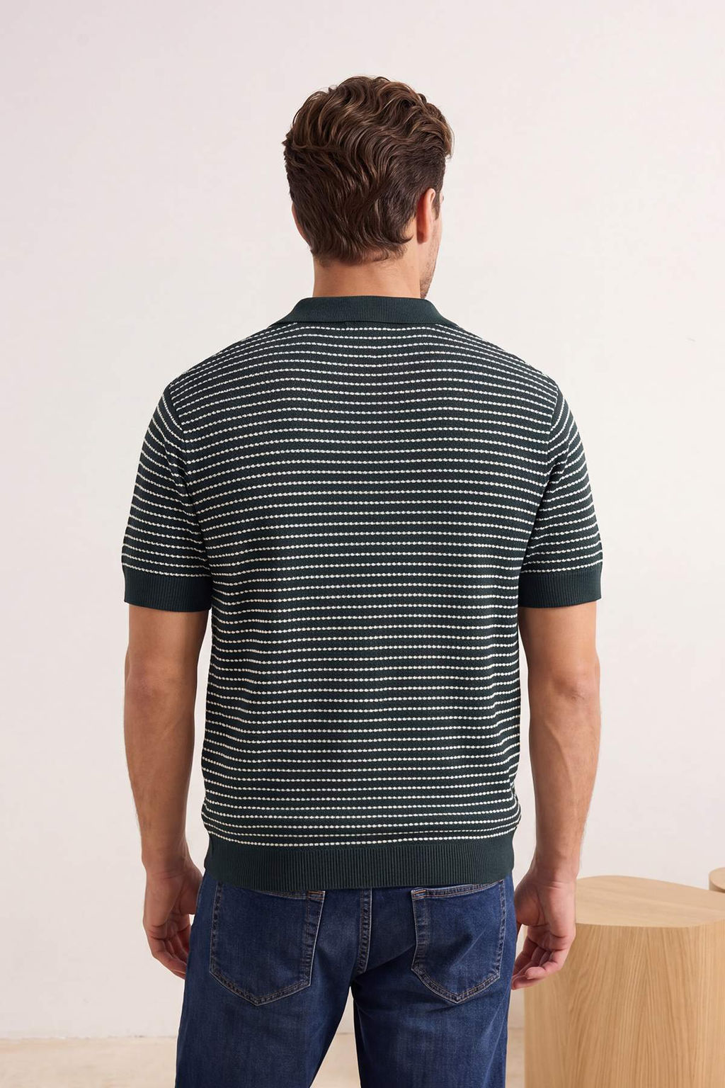 TRENDYOL MAN Lacivert Limited Edition Relaxed K?sa Kol Polo Yaka Triko T-shirt TMNSS23PO00026 - Trendyolmilla фото 33