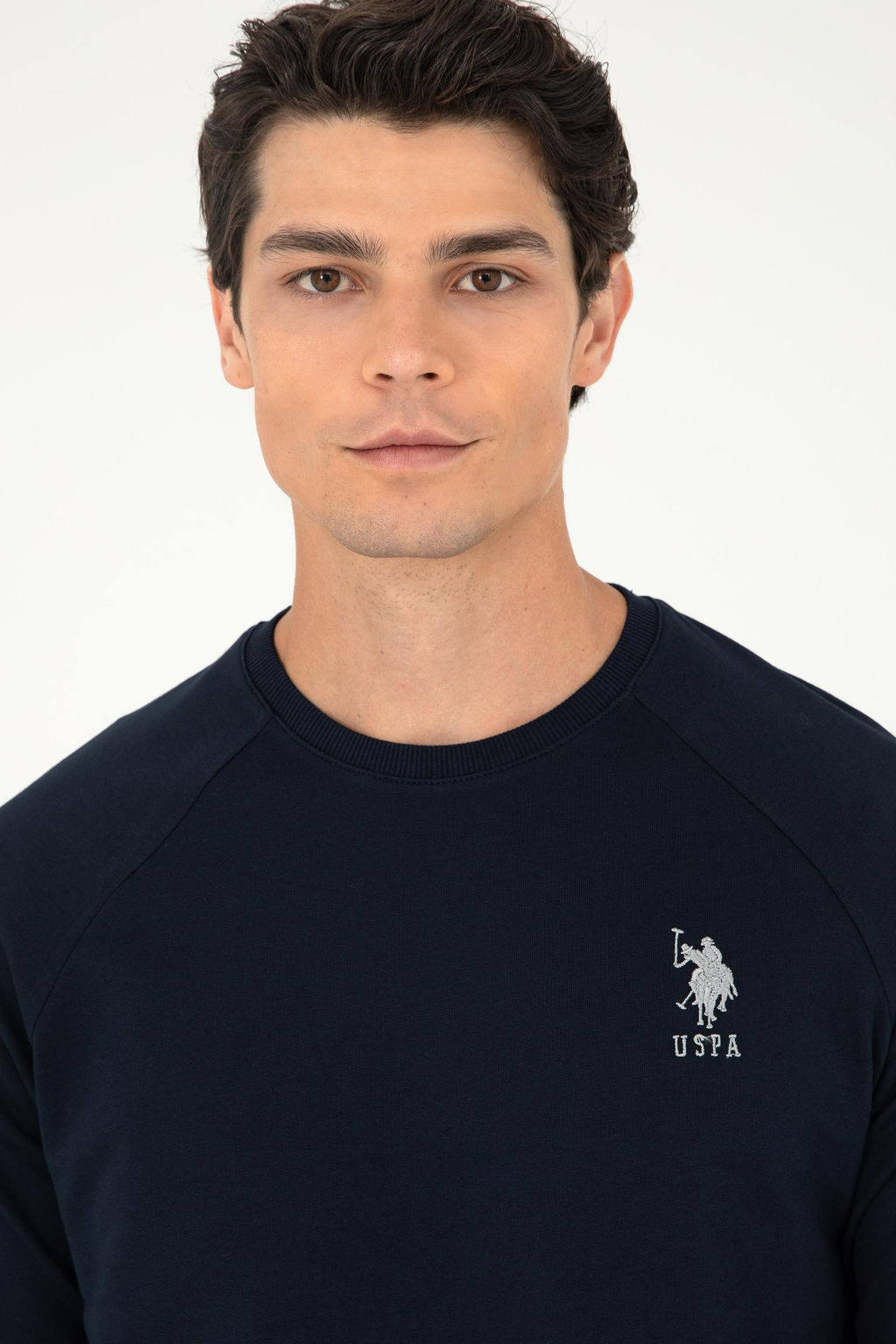 Мужской темно-синий базовый свитшот - U.s. polo assn фото 2