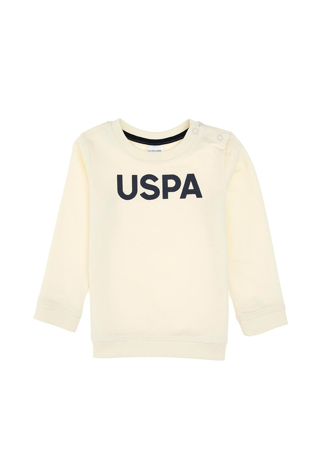 Erkek _ocuk Krem Polo Yaka Basic Sweatshirt - U.s. polo assn фото 2