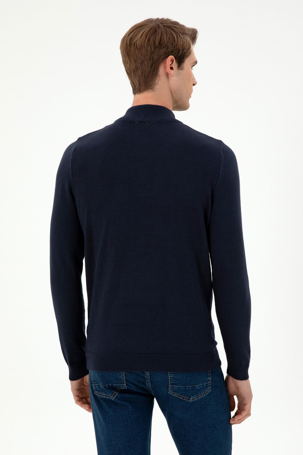 Мужской темно-синий свитер Неожиданная скидка в корзине - U.s. polo assn фото 5