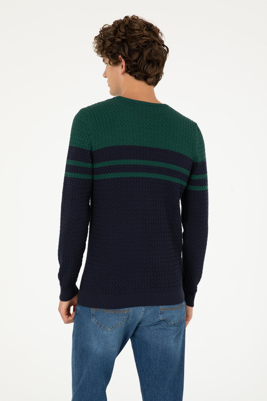 Мужской темно-синий свитер Неожиданная скидка в корзине - U.s. polo assn фото 10