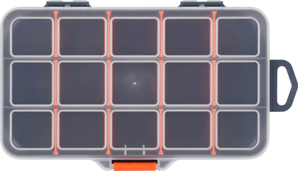 Цена за 2 шт. Органайзер для мелочей Blocker Expert 8", серо-свинцовый/оранжевый BR383110026