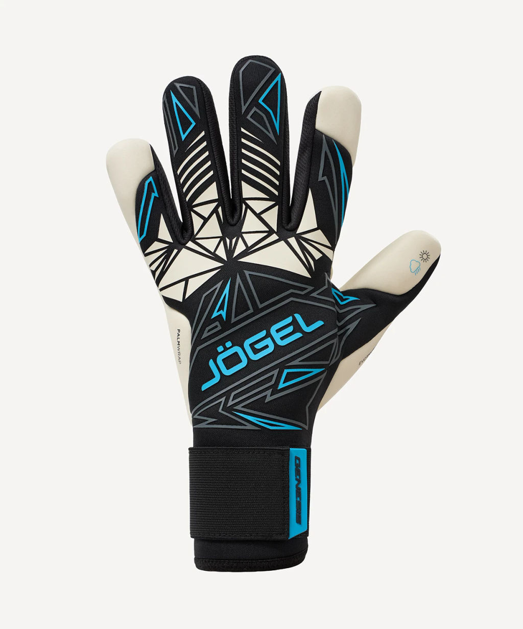 Перчатки вратарские JOGEL Genesis SL4 Negative hybrid, черный  фото 2