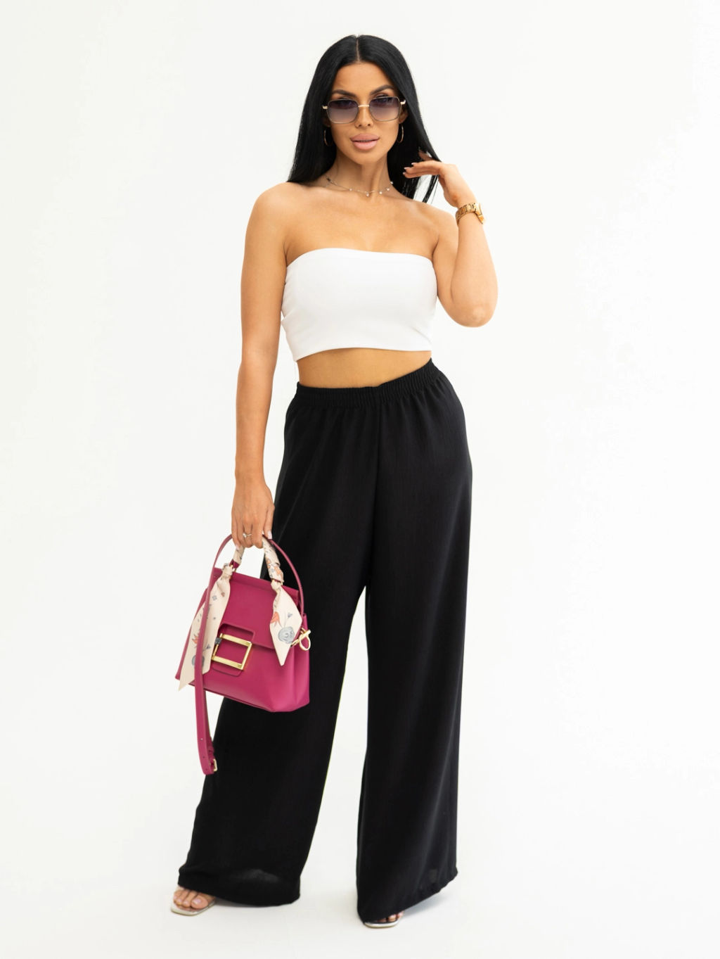 Брюки женские, цвет черный - Барболета фото 9