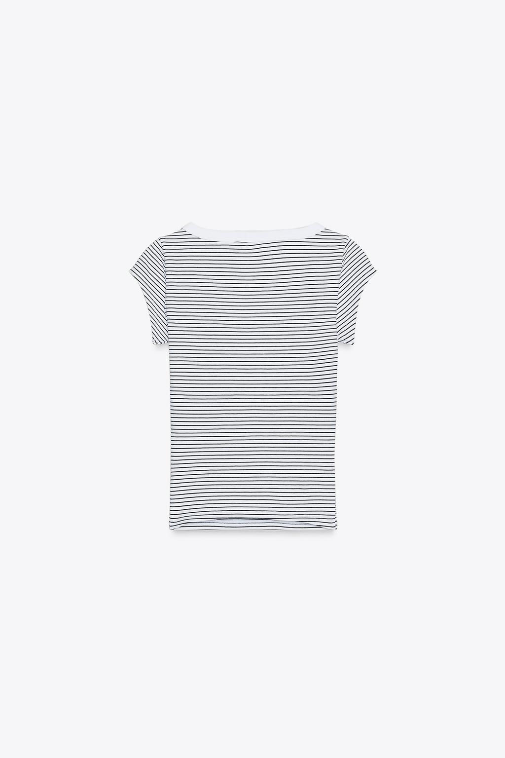 ROUND NECK T-SHIRT - Zara фото 26