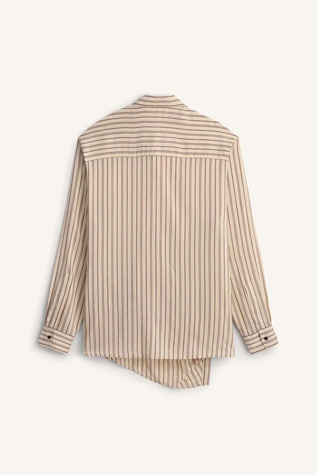 Рубашка Camisa Cruzada Rayas вискозная песочная