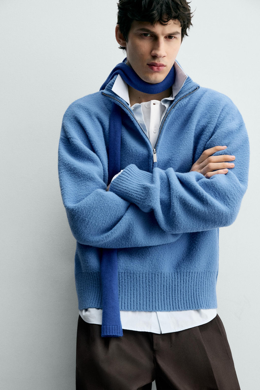 BOXY FIT TEXTURED JUMPER - Zara фото 7