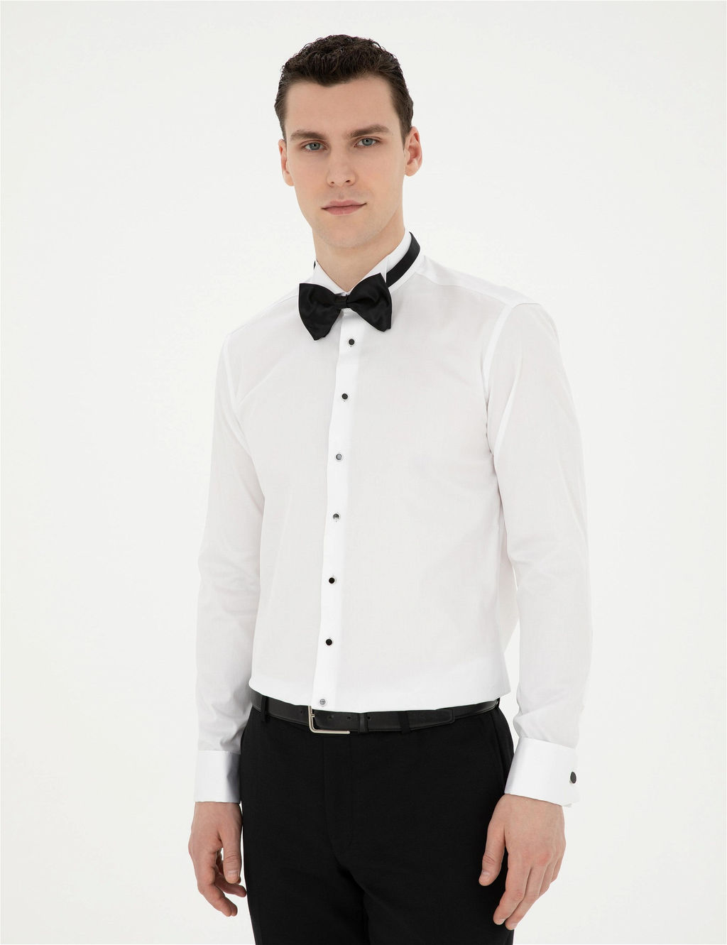 Beyaz Slim Fit Smokin G_mlek