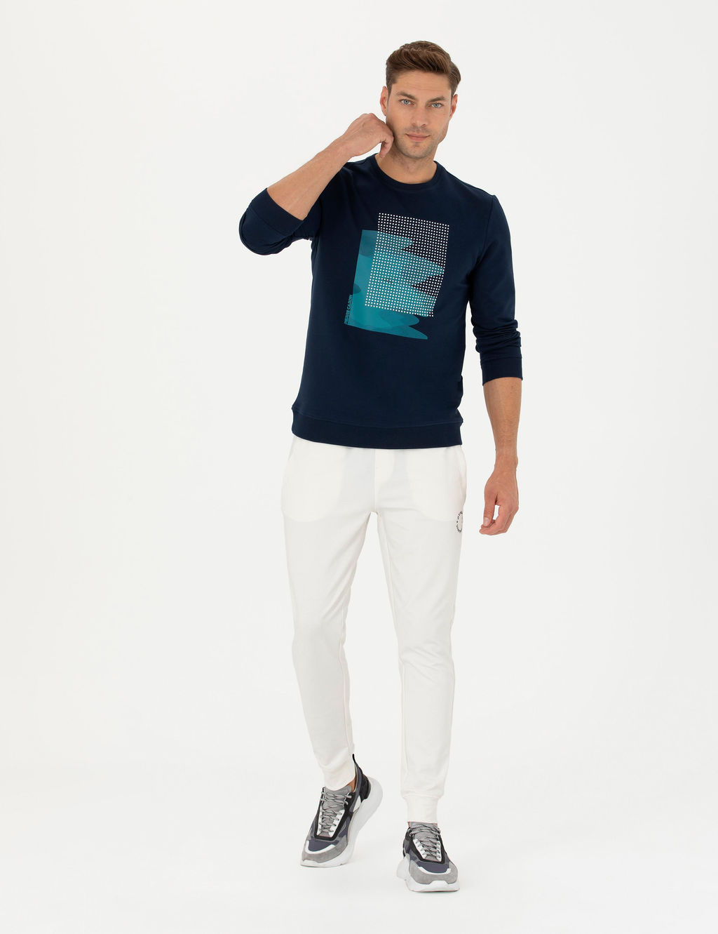 Спортивные штаны Pierre Cardin Slim Fit экрю