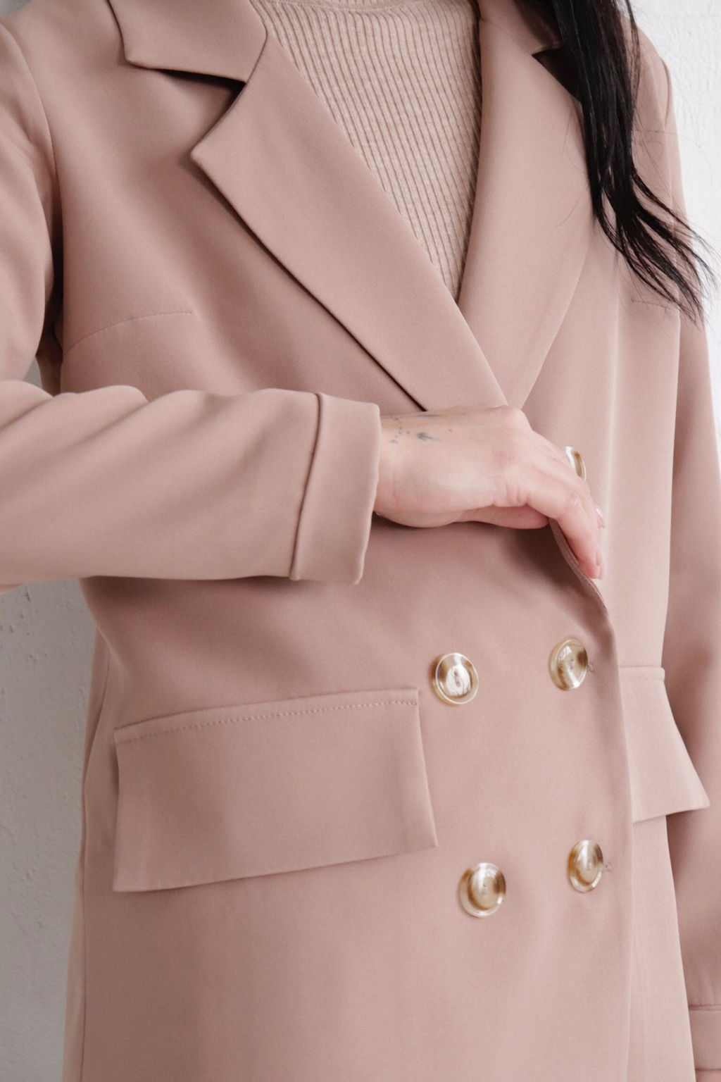 Двубортный жакет с английским воротником - Martichelli фото 188