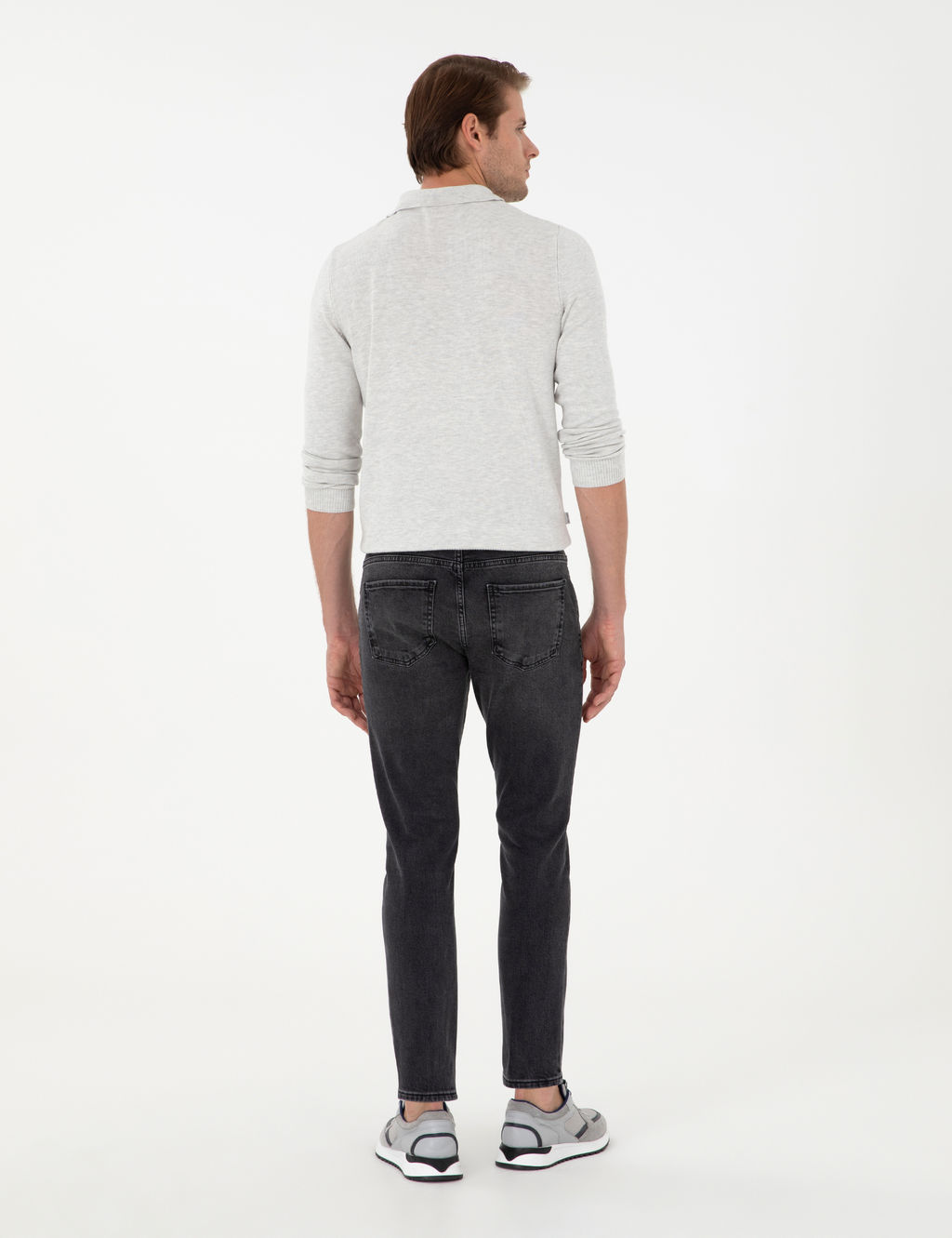 Siyah Slim Fit Jean Pantolon