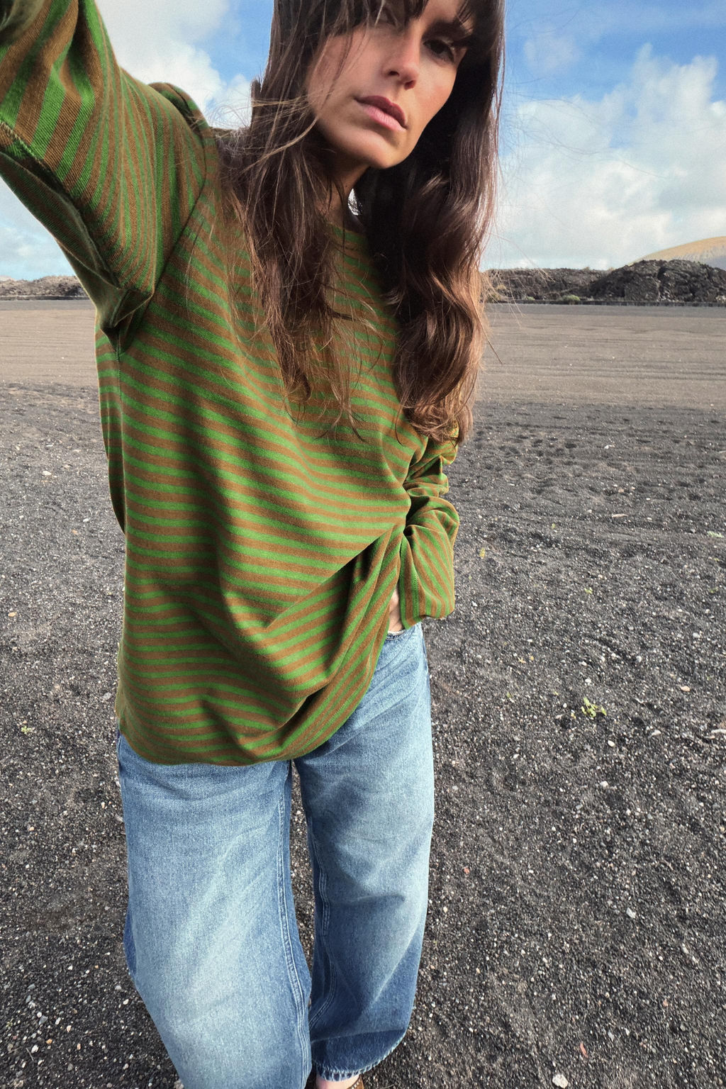 OVERSIZE STRIPED T-SHIRT - Zara фото 5